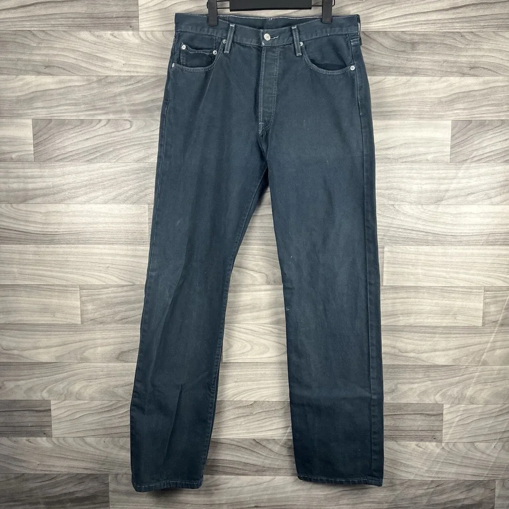 VTG Levi's Jeans Mens 34W 34L Green‎ Button Fly 90s RedTab Y2K Classic Denim